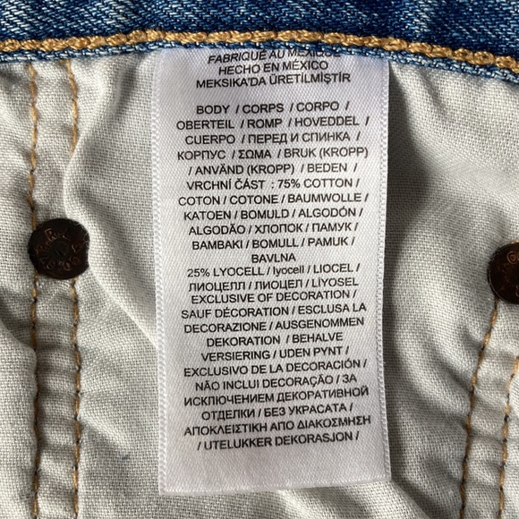 NWT Polo Ralph Lauren Avery Boyfriend Paint Splatter Jeans Size 30 - Picture 11 of 12